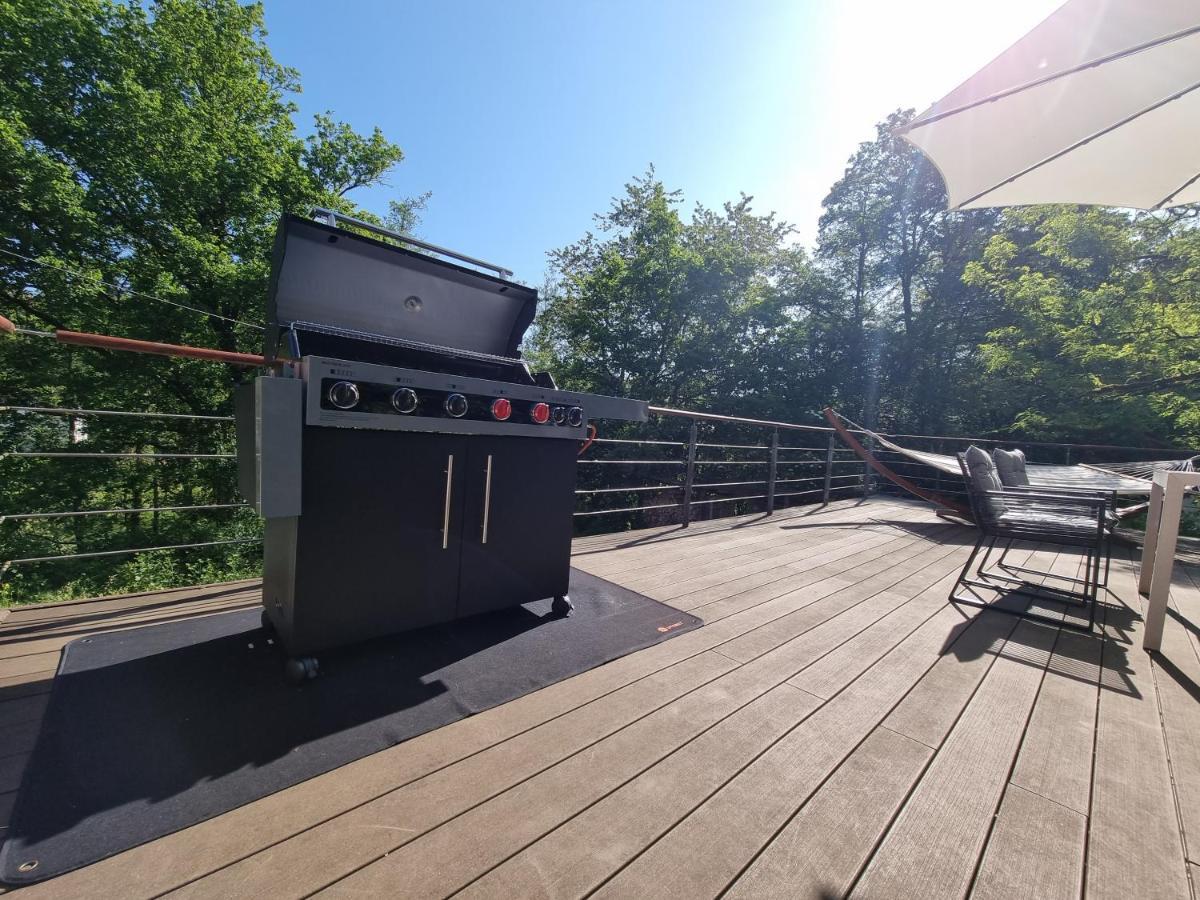 5 Sterne Bahnhoftraum, Appartement "Waldliebe" 133Qm, Grosse Terrasse 70Qm, Qr Code Scannen Fuer Virtuellen Rundgang, Premium Ausstattung Braunfels Extérieur photo
